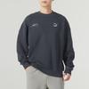 Puma Solid Color Sports Crew Neck Pullover Sweatshirt Unisex sweatshirt Navy 625075-17