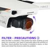 For DJI Mavic MINI 1/2/SE Camera Len Filter Optical Glass for DJI Mini 2 3 Drone Filter Set UV ND CPL 4/8/16/32 NDPL Accessories