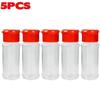 Transparent Seasoning Jars Salt Pepper Shaker Bottles Spices Storage Condiment Boxes Powder Storage Container Kitchen Gadget