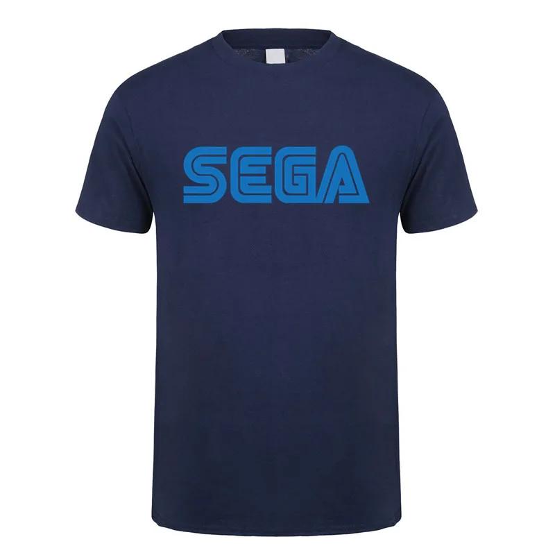 Sega T Shirts Casual Cotton Short Sleeve Summer Sega Logo Tshirt Man Tops Tees LH-286