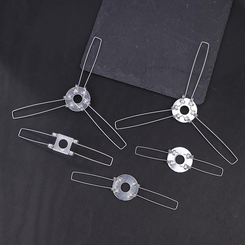 4Pcs 2-Forks 3-Forks Galvanized Fixing Spring Clip Spring Buckle For Fixing Lampshade Shrapnel Diy For Pandent Lamps Lanterns