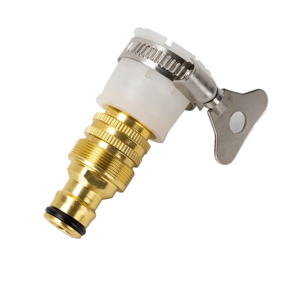 15-23mm Faucet Tap Connector Aluminum Zinc Zinc Alloy Faucet Adapter Garden Water Hose Pipe Car Washing