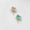 Women Brooch Cherry Blossom Stainless Exquisite Vintage Anti-slip Wear-resistant Coat Collar Hat Scarf Decoration Clothes Pin Garment Jewelry