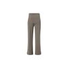 Under Armour Meridian Solid Logo Slit Design Breathable High Waist Casual Pants Women Pants Gray Brown 1383620-200