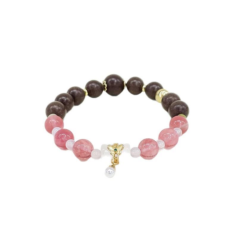 Hot-selling natural herbal fragrance beads and Chinese medicine bracelets live on the internet diy Women's Fragrant Bead Bracelet