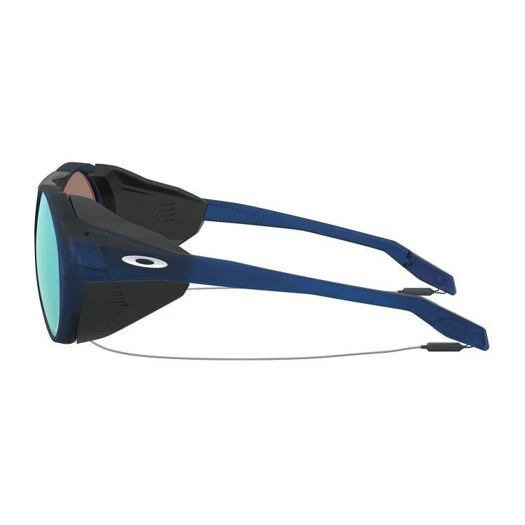 Oakley Logo Detail Round Sunglasses Men Sunglasses Blue OO94400556