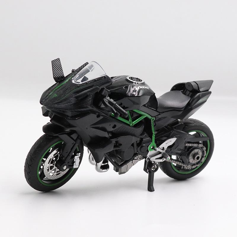 Cross 1:18 Alloy Pull-back Motorcycle Model Toy for Kids - Educational Ornament