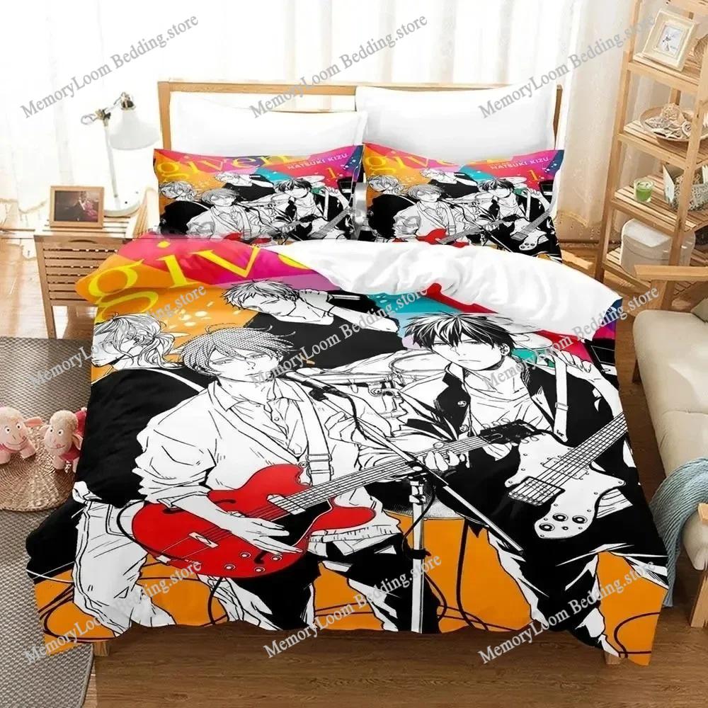3D Printed Anime Vibrant Given Bedding Set Duvet Cover Bedroom Cozy Comforter Single/Twin/King Size Quilt Cover Home Textiles