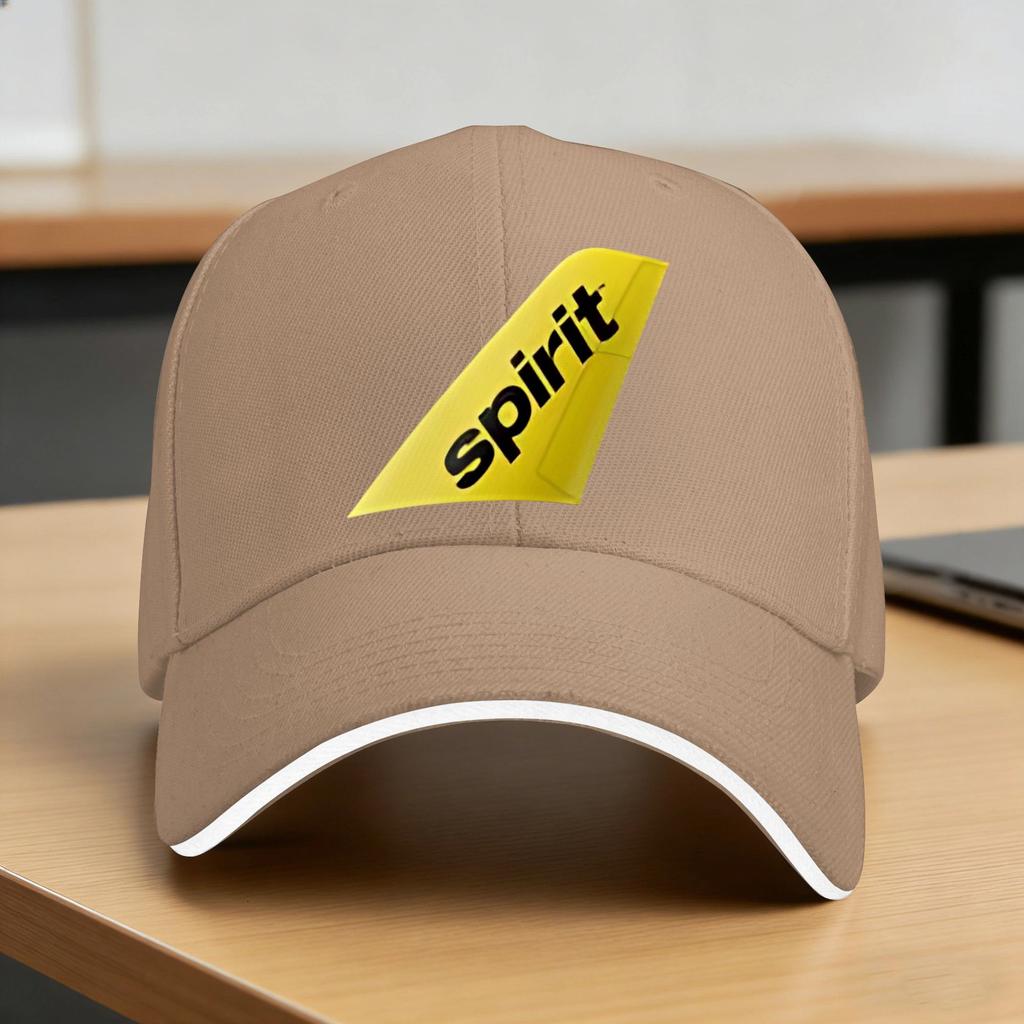 Spirit Airlines Sun Baseball Cap  Summer Y2K Funny Hip Hop Hats For Men Adult Tennis Skate Baseball Caps