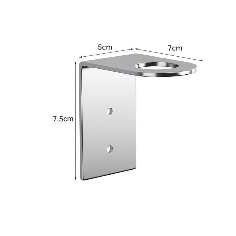 Stainless Steel Soap Dispenser Wall Mount Bracket for Bathroom Storage