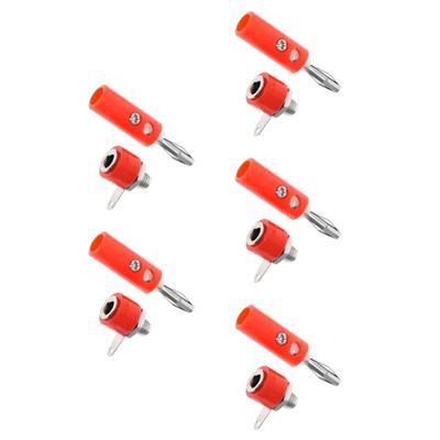 Klemmen-Drahtverbinder-Buchse Buchse Binde 4mm Bananenstecker Klemmenverbinder Klemmschraube 4mm Bananenstecker Elektronisch