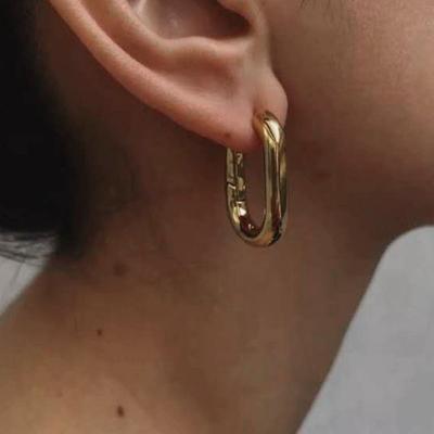Gioielli di moda da donna Orecchini O-Ring Gioielli da donna geometrici in oro francese Accessori per feste Regalo