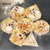 7 Pcs Yellow Skull Resin White Number Sharp Edge Dice Polyhedral Dice Suitable For Role-Playing Dice PropBoard Game Gift