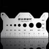2/5/10Pcs Stainless Steel Bolt Gauge Thread Checker Flat Double-Sided Screw Measuring Device For Pattern Jewelry Watch