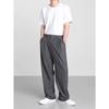 Men Loose Wide Leg Straight Cut Non Iron Casual Business Suit Trousers