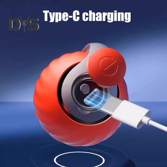 Jucărie interactivă cu bile pentru pisici, 2 bucăți, reîncărcabilă prin USB, cu două moduri de viteză, cu mișcare automată, jucărie inteligentă pentru pisici.