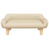 Dog Bed Cream 70x40x24 Cm Fabric