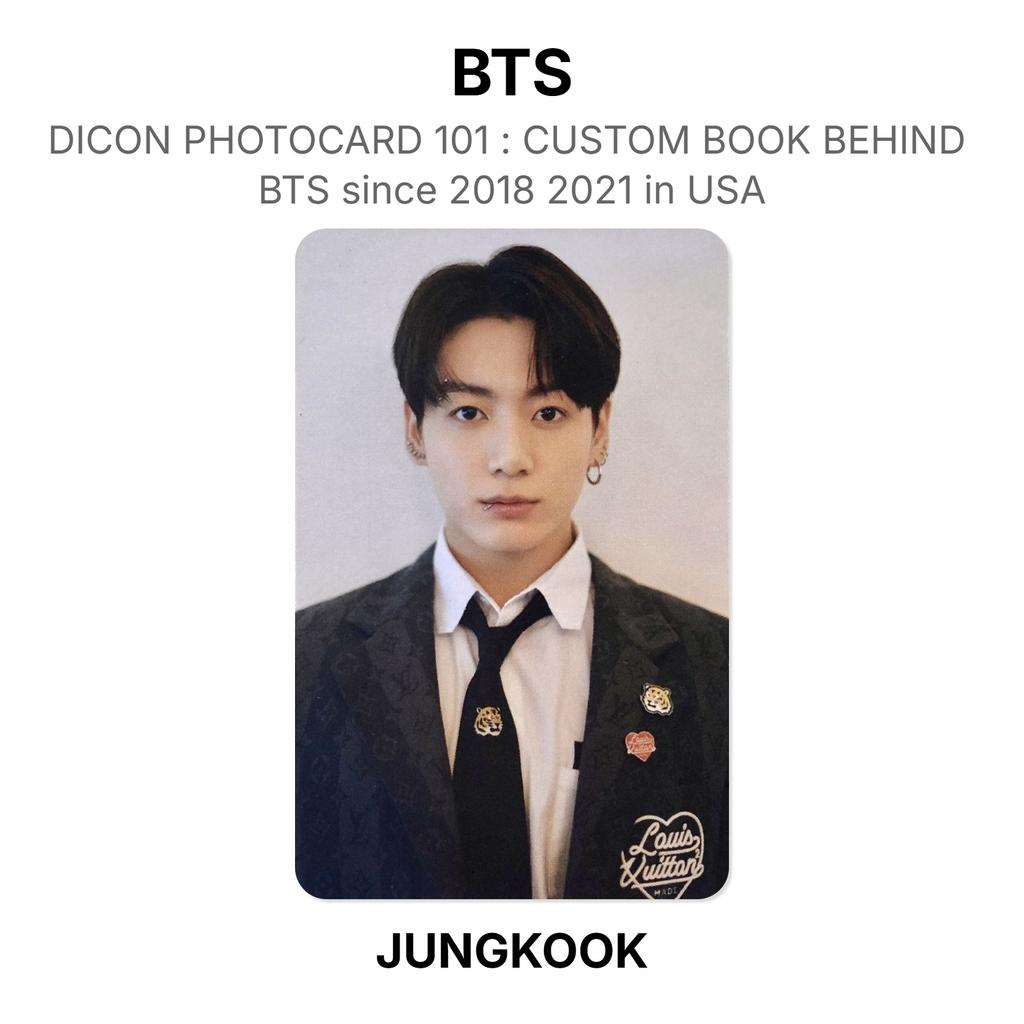 BTS DICON PHOTOCARD 101 : CUSTOM BOOK BEHIND BTS Since 2018 2021 In USA Official Photocard