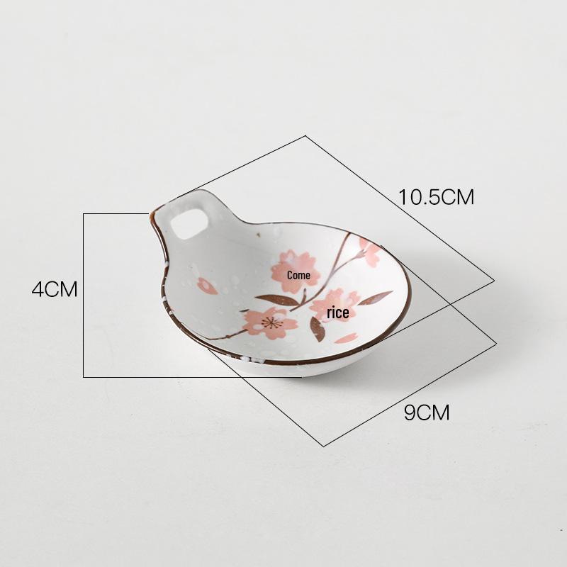 Chinese Underglaze Floral Ceramic Tableware: Rice & Soup Bowls, Plates