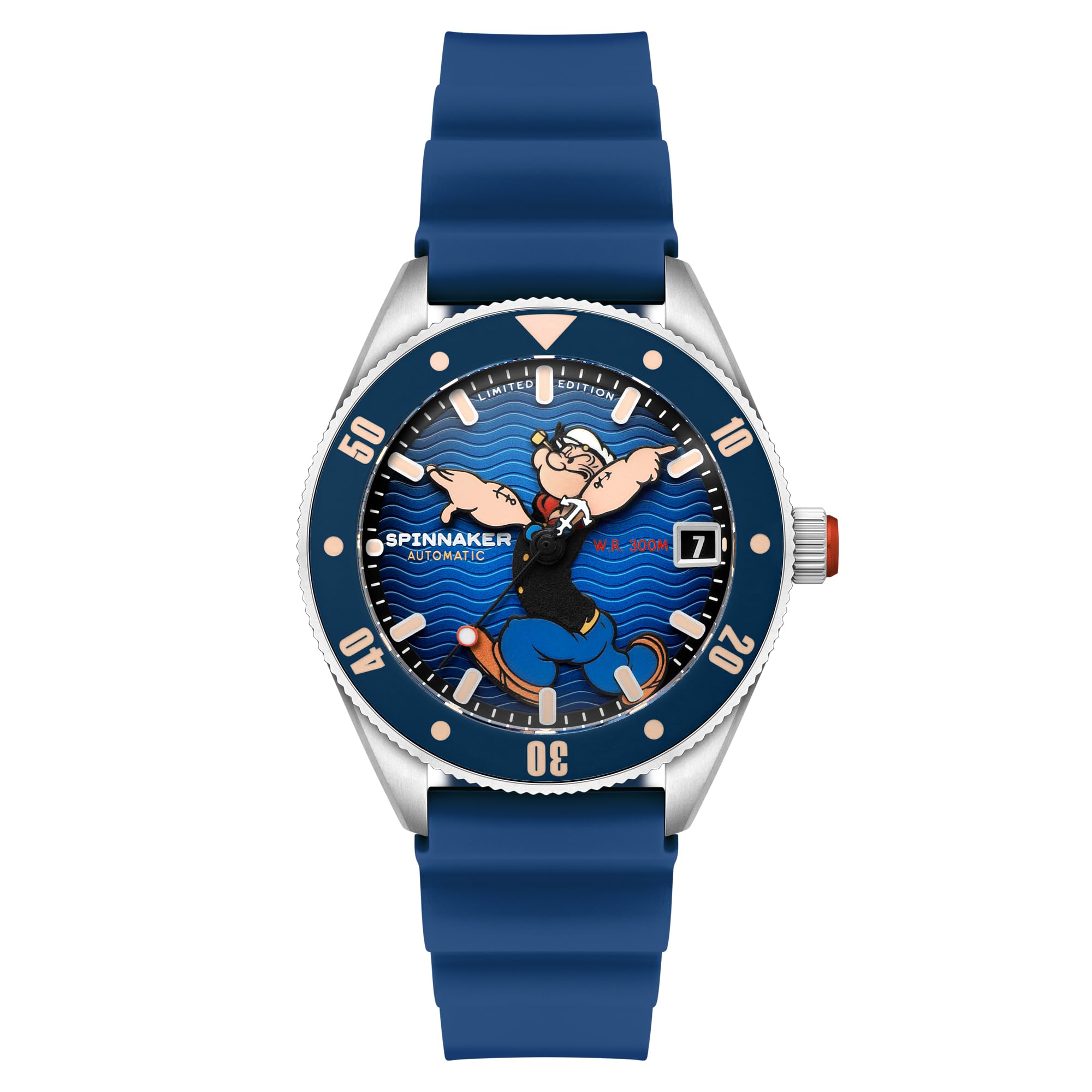 

Challenger Automatic 30 ATM Water Sapphire Blue [SPINNAKER] Watch, Self-winding, Resistant, Crystal, Dial, SP-5163-02, Men s [Authentic]