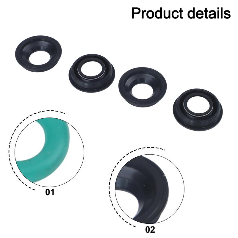 As Shown Fuel Injector Seal Set 12 Piece Fuel Injector Seal Set Fuel Injector Injector Leak Connector OE Check Recommended
