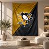Decorative Tapestry,Pittsburgh Penguins Printed Wall Art, Lightweight Wall Hanging For Bedroom Background