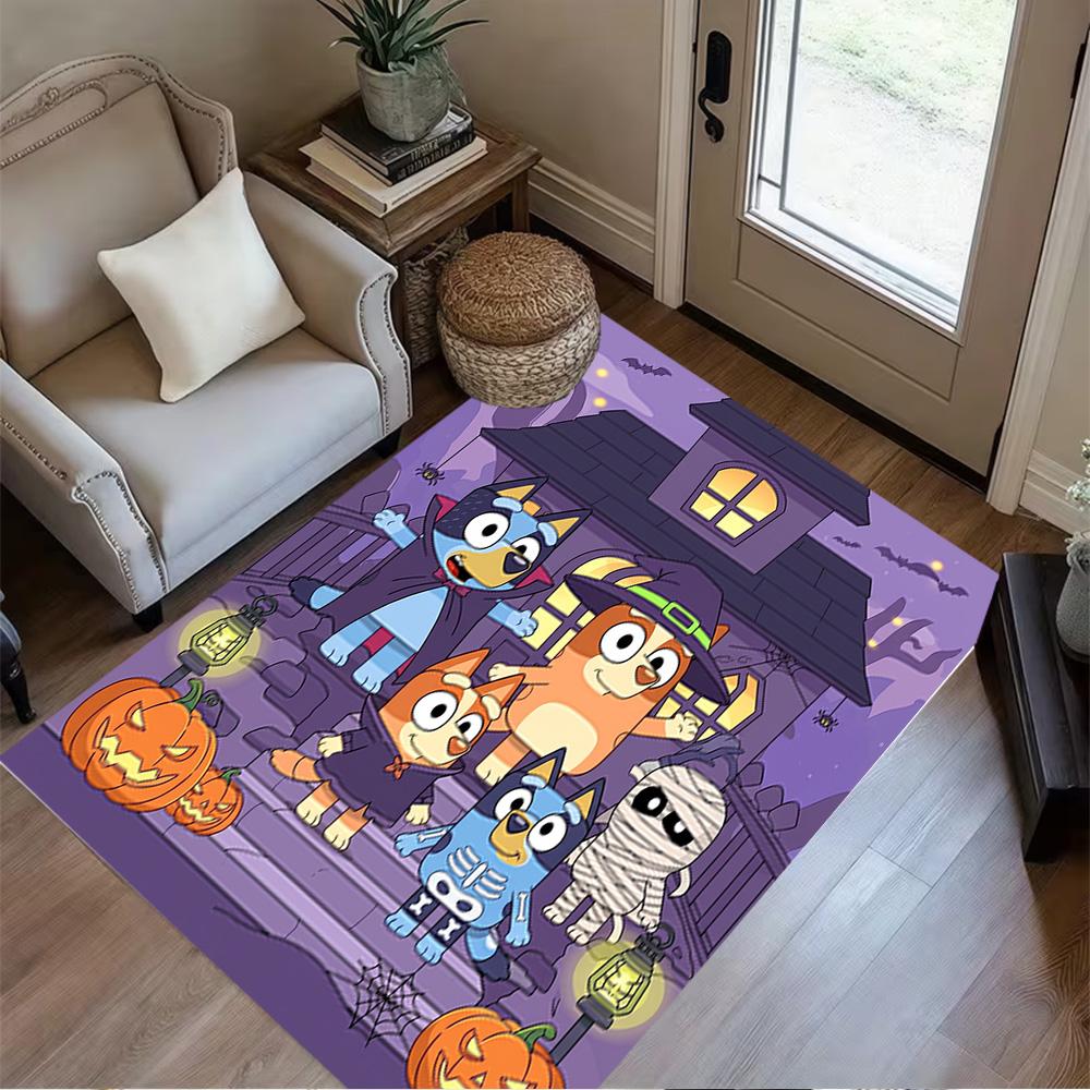 Diverse Dog Characters Floor Rug Office Rug Perfect for Decorate room Dormitory Living Rooms Foyer Anti-slip Rug Decorate Offices