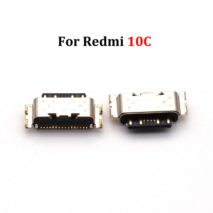 5pcs USB Charging Port Dock Plug Connector Socket Repair Parts For Xiaomi Redmi 5 6 7 8 9 10 Pro 5A 7A 9A 9T 10A 10C 4G 5G