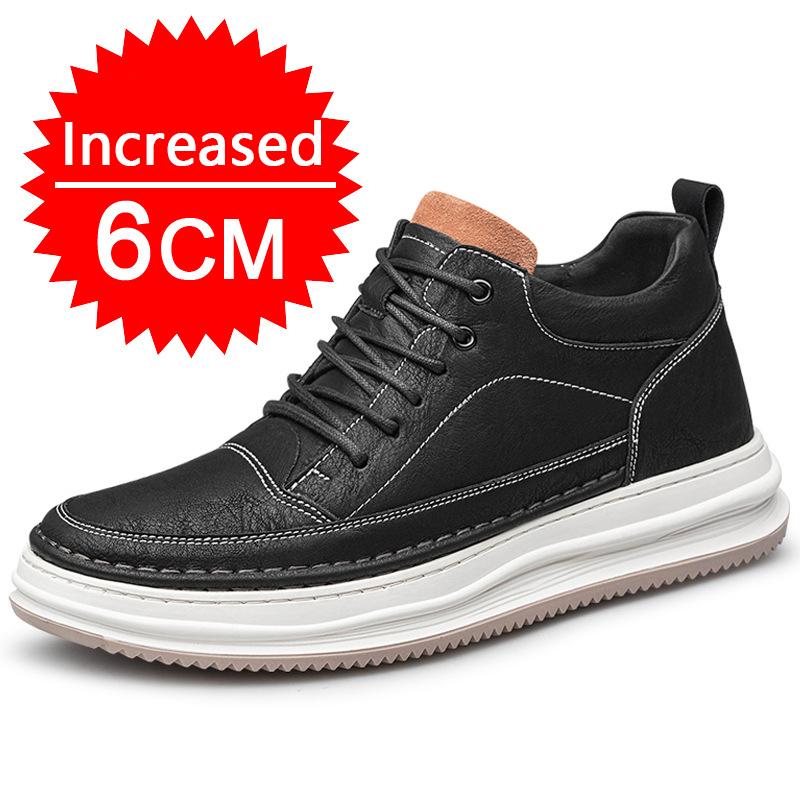 Scarpe con Rialzo COZOK Per Uomo alla Moda 4/6/8CM Aumento Altezza Interna Invisibile Outdoor Corsa Scarpe Sportive Casual Taglia 37-44