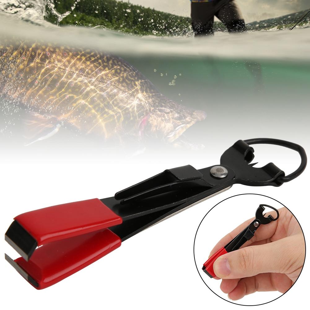 Metall Angelschnurschneider Fliegenbinden Drahtschneider Kneifer Schnellknotenwerkzeug Schnelles Binden Nagelknotenbinder