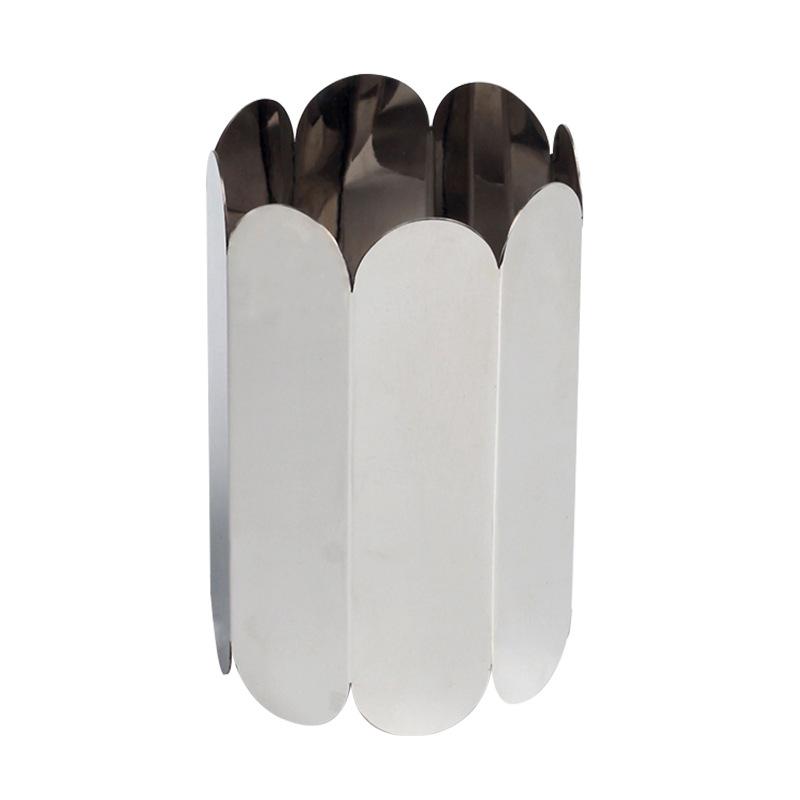 

Ваза из металлического зеркала, простые легкие роскошные украшения, комната для моделей, офис продаж, кабинет, ромбовидное устройство для композиции из сухих цветов