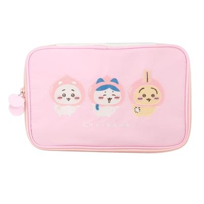 Shobido Chiikawa Multi-Pouch, Original Design, Peach Series, Chiikawa Nagano Storage Pouch