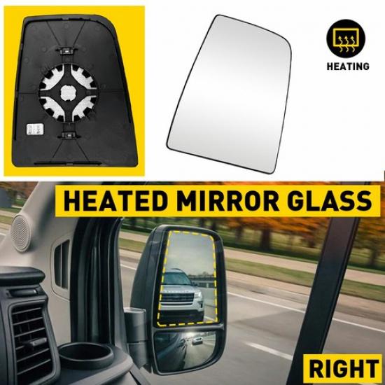 Mirror Upper Passenger Glass Side Right RH Fit Ford Transit Van 150 250 350 New