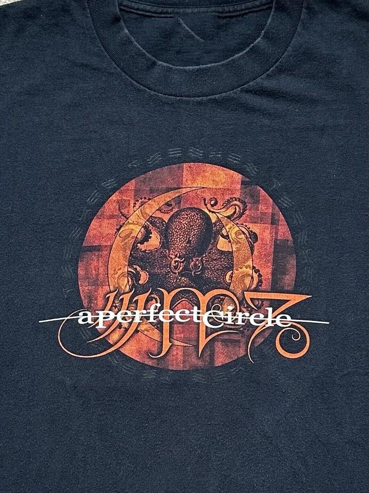 

A Perfect Circle Octopus TShirt Cotton Black Men S to 5XL FN757 Unisex T-Shirt M
