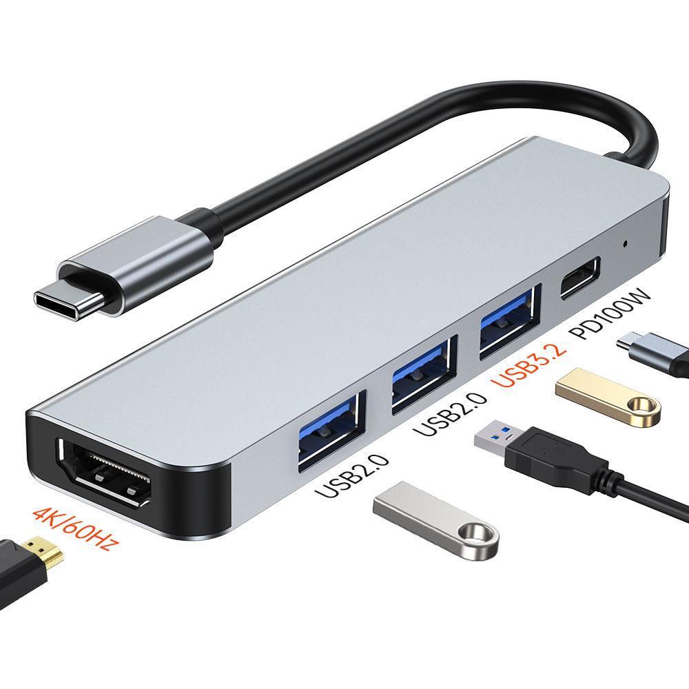 Type-C 4K HD Multi-Port Expansion Dock with Screen Converter
