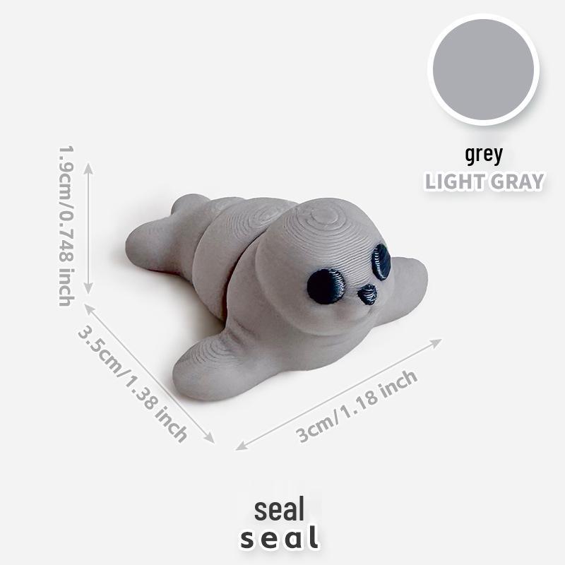 Colorful 3D Printed Small Animal Toys - Simulation Animal Models for Micro-Landscape Decoration