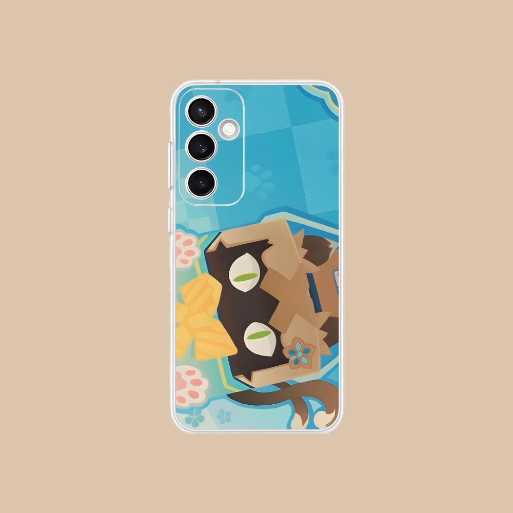 Game GI Kirara Mobile Phone Case for Samsung Galaxy S25 S24 S23 S22 S21Plus FE Ultra Clear Colorful Cover Pretty Cellphones