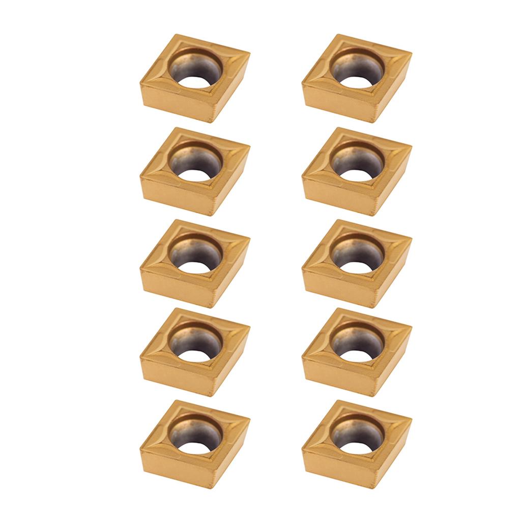 10pcs CNC Carbide Tips Inserts Blade Cutter Lathe Turning Tool With Box
