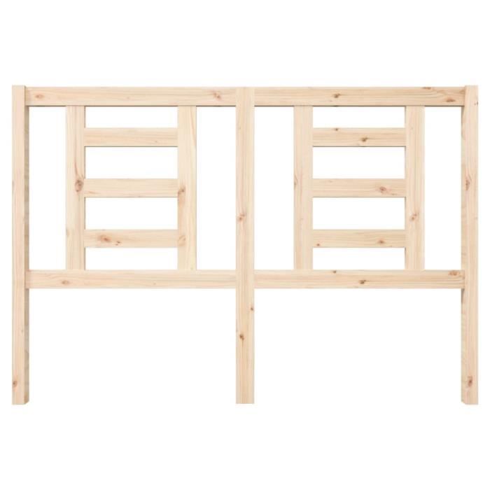 VidaXL Tête de lit 146x4x100 cm Bois massif de pin 818820
