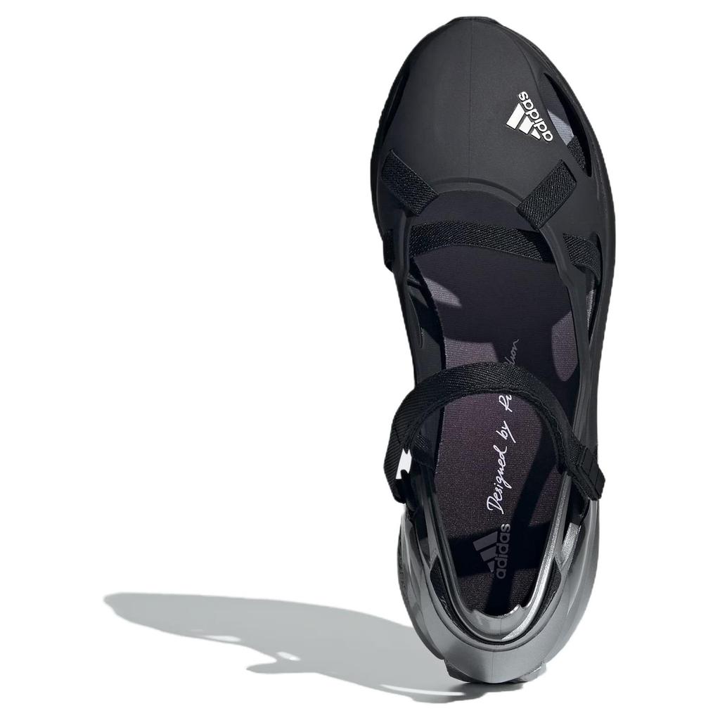 adidas Seria Współpracy Rui Zhou Wygodne Trwałe Klapki Obuwie Damskie Czarne ID8254