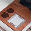 Portables Coffees Grinds Reference Card Compacts 16 Level Coffees Grinds Scale for Travel Enthusiasts