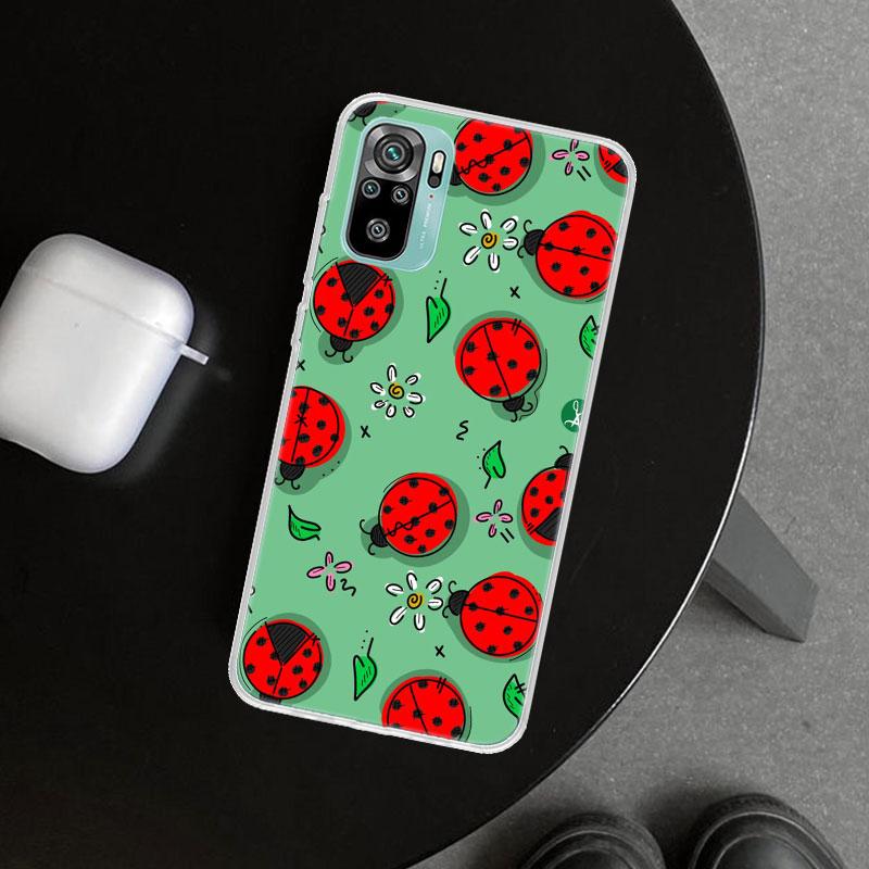 Insect Seven-Star Ladybug Phone Case Cover for Xiaomi Redmi Note 15 14 13 12 11 Pro Plus 14S 12S 11S 11T 11E 10S 10 Customized F