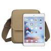 Men's Retro Canvas Crossbody Bag - Small Square Design for Business & Casual Commute