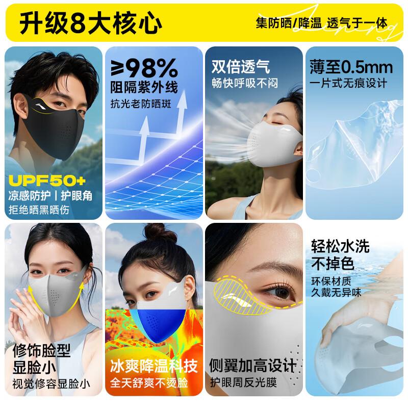 

Li-Ning Unisex Ice Silk UV Protection Face Mask