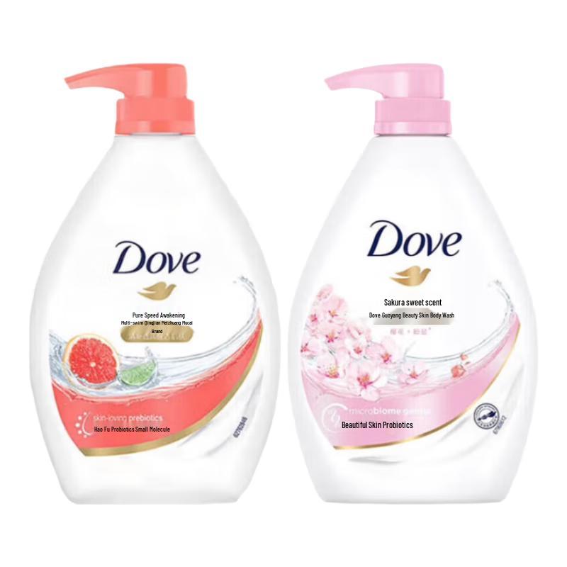 Dove Revive & Sweet Sakura Body Wash Set