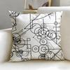 classic anime Steins Gate Cushion Cover Soft  EasyWash Pillow Case  Versatile for Couch Bed Travel and Office