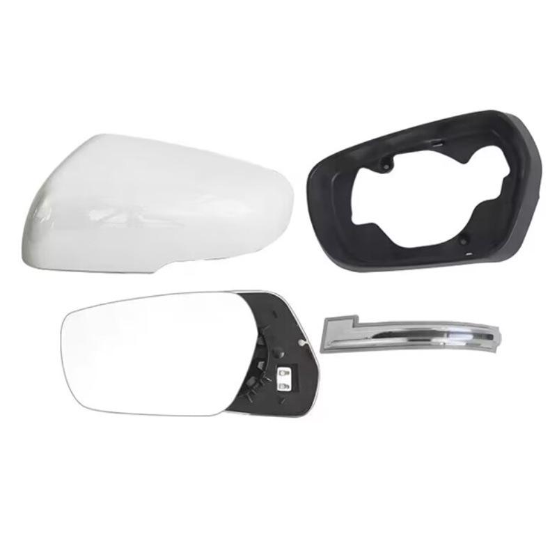 Fits 2014-2019 Kia K4/Cachet: Rearview Mirror Shell, Cover, Frame, Lens, Turn Signal