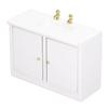 Mini Washbasin Cabinet Model 1:12 Simulation Life Scene Vivid Delicate Miniature Dollhouse Decoration Accessories