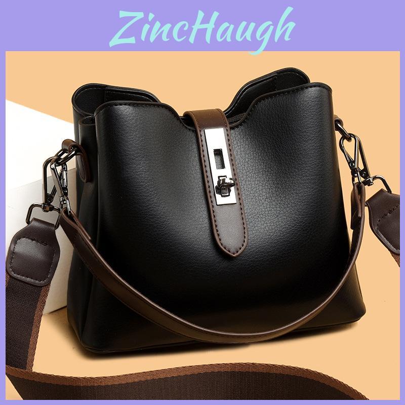 Elegant Pu Bucket Bag For Women With Vintage Charm And Spacious Design Ideal For Daily Use