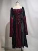 Medieval European Court Style Retro Party Dress for Women - Long Dress